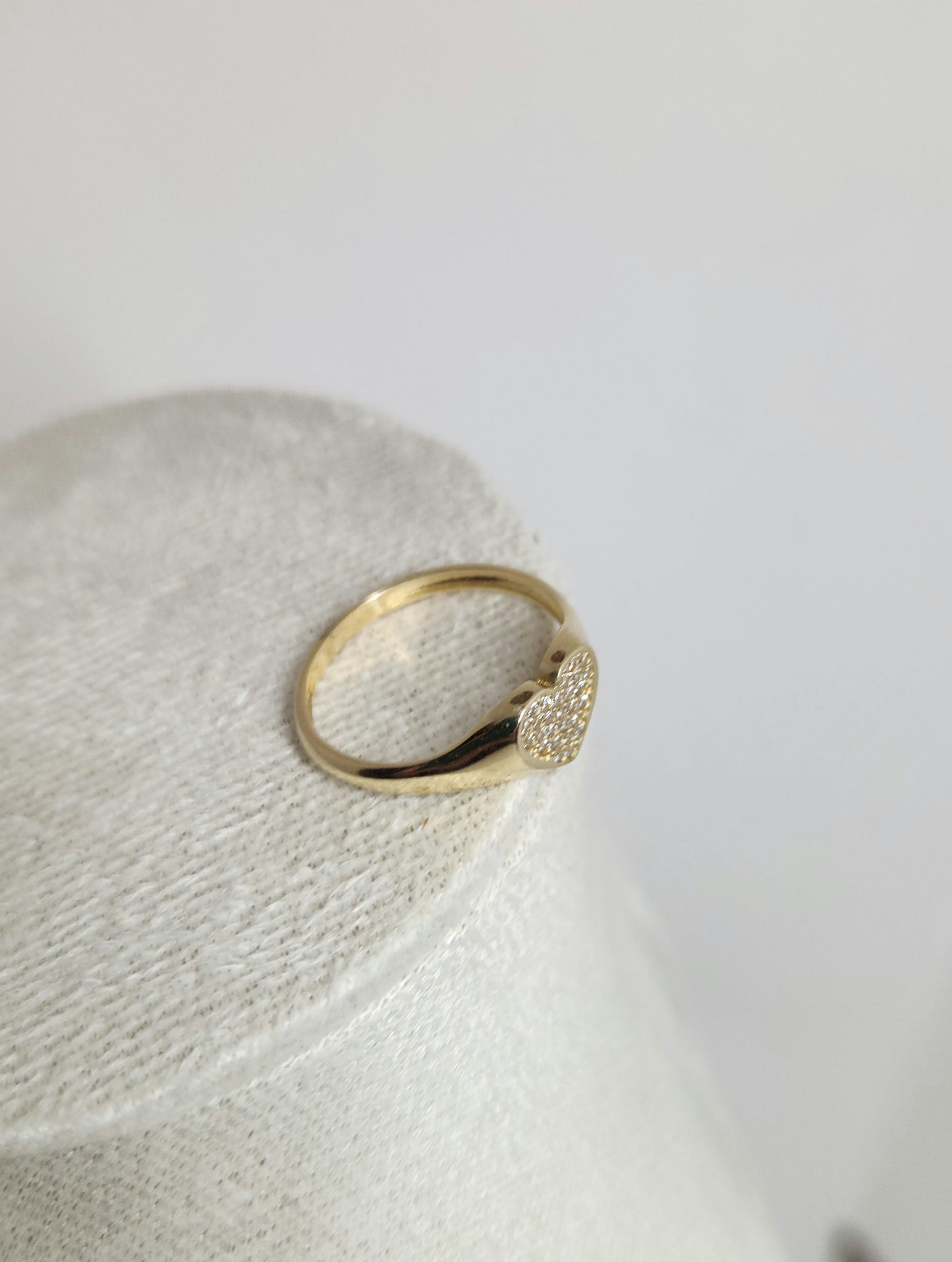 Golden Heart Gold Ring