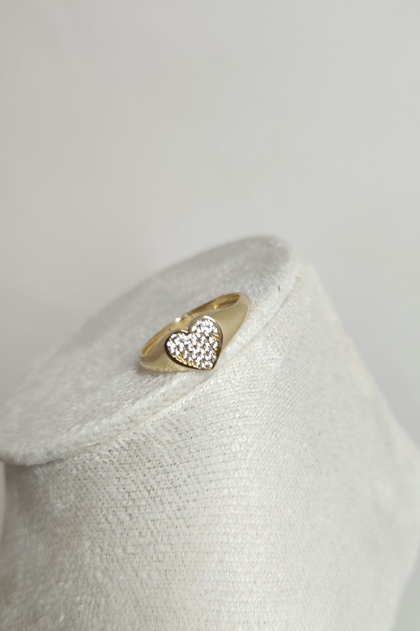 Golden Heart Gold Ring