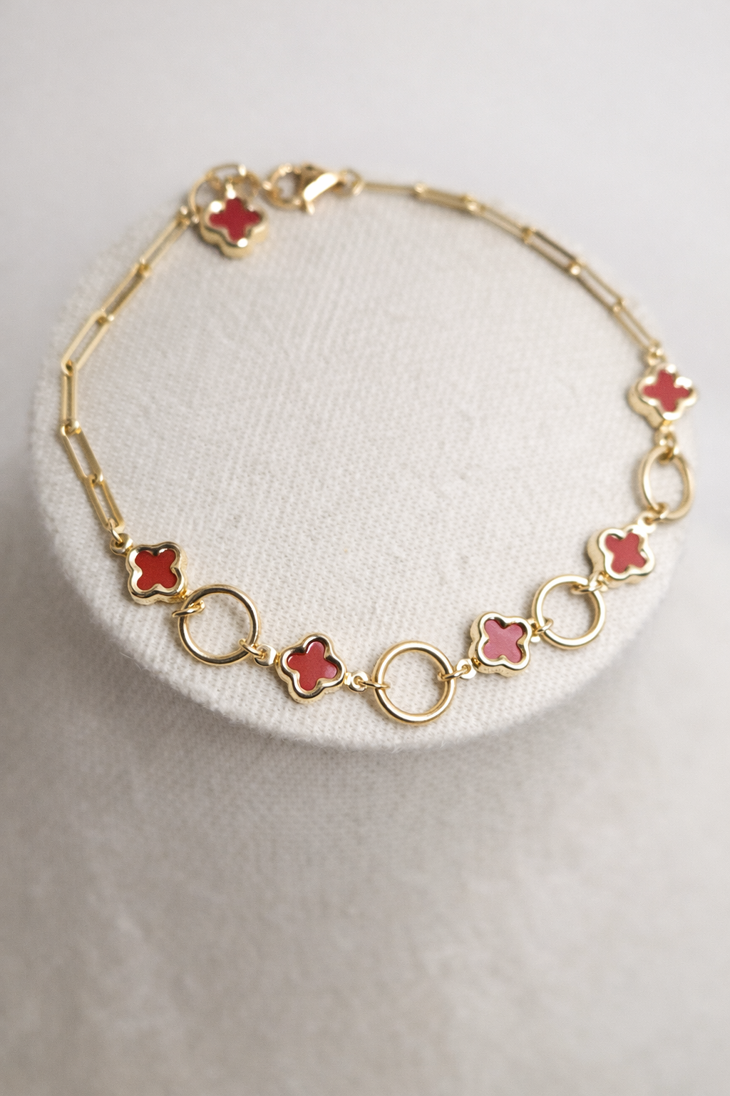 Golden Clover 14K Gold Bracelet